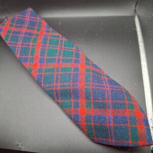Vintage Clan Tartan Tie Wool & Nylon Mix Happy Tie